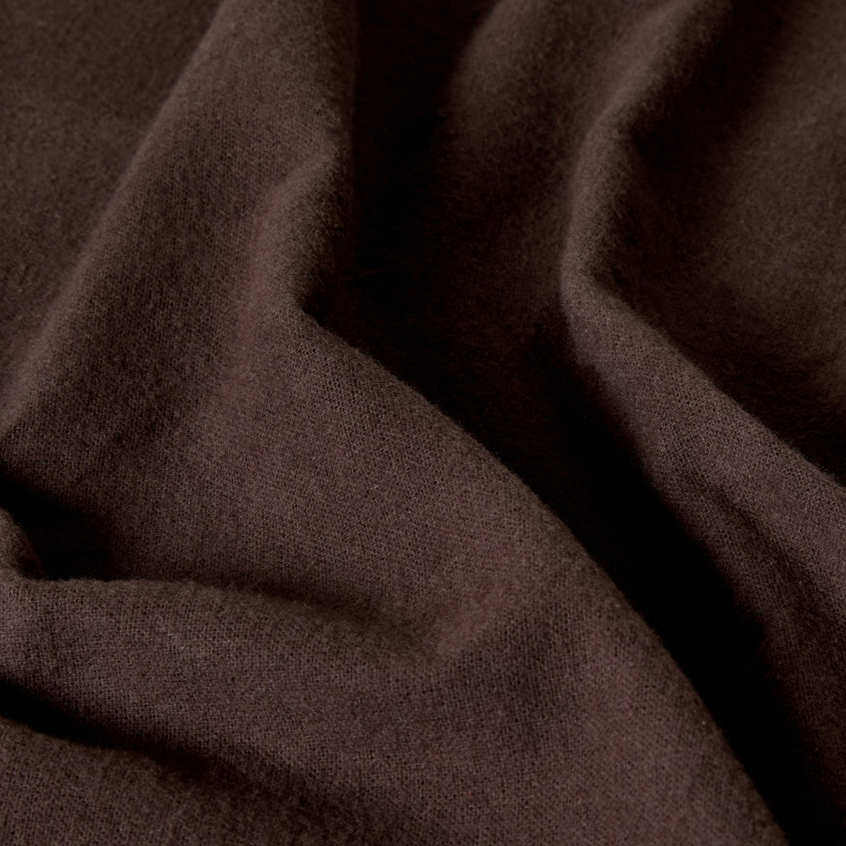 OHS Brushed Cotton Fitted Sheet - Coffee>
