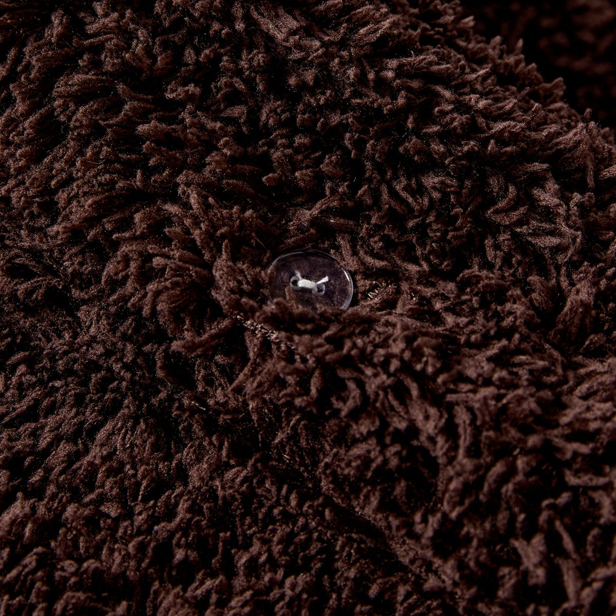 OHS Teddy Fleece Duvet Cover Set - Coffee>