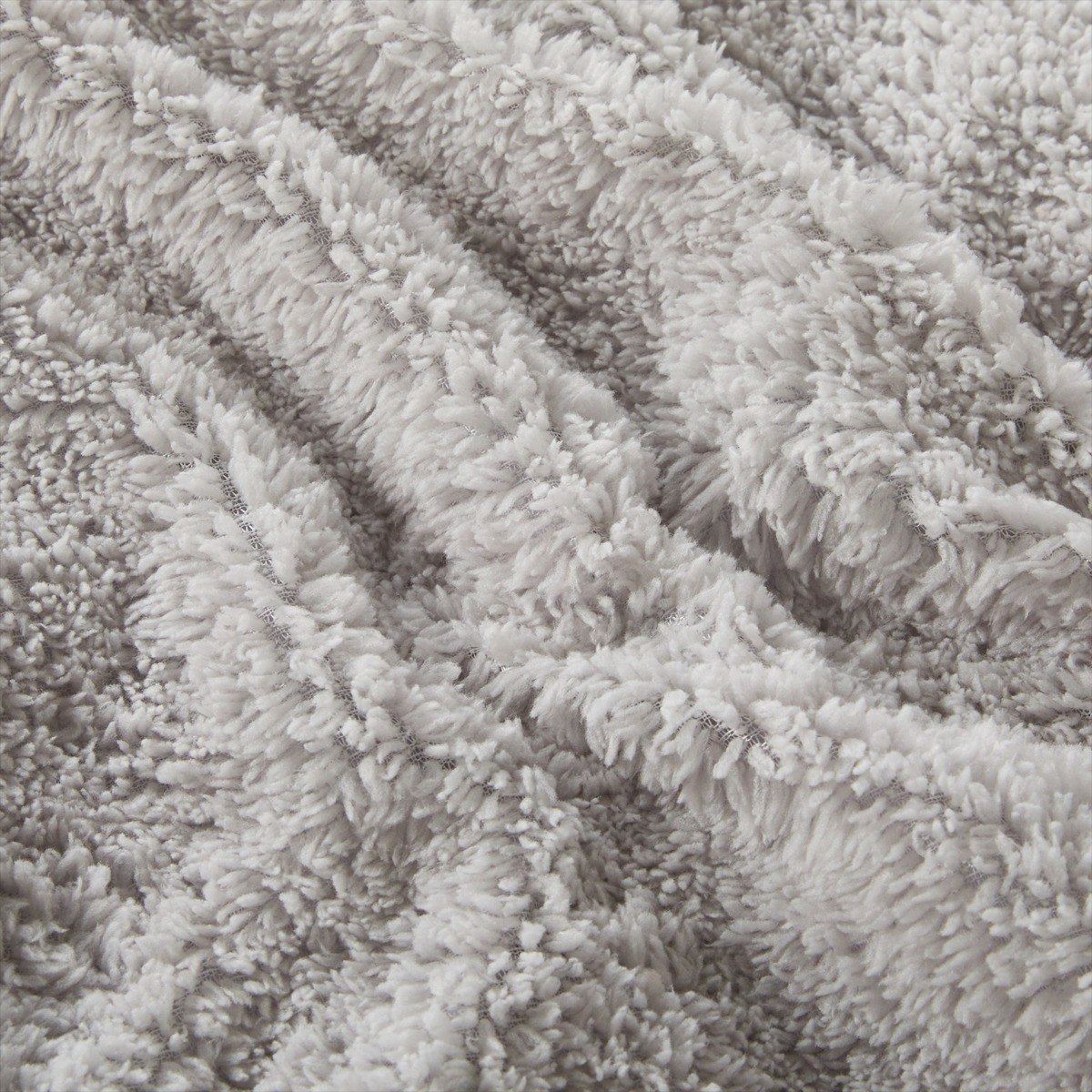 OHS Teddy Fleece Duvet Cover Set - Grey>