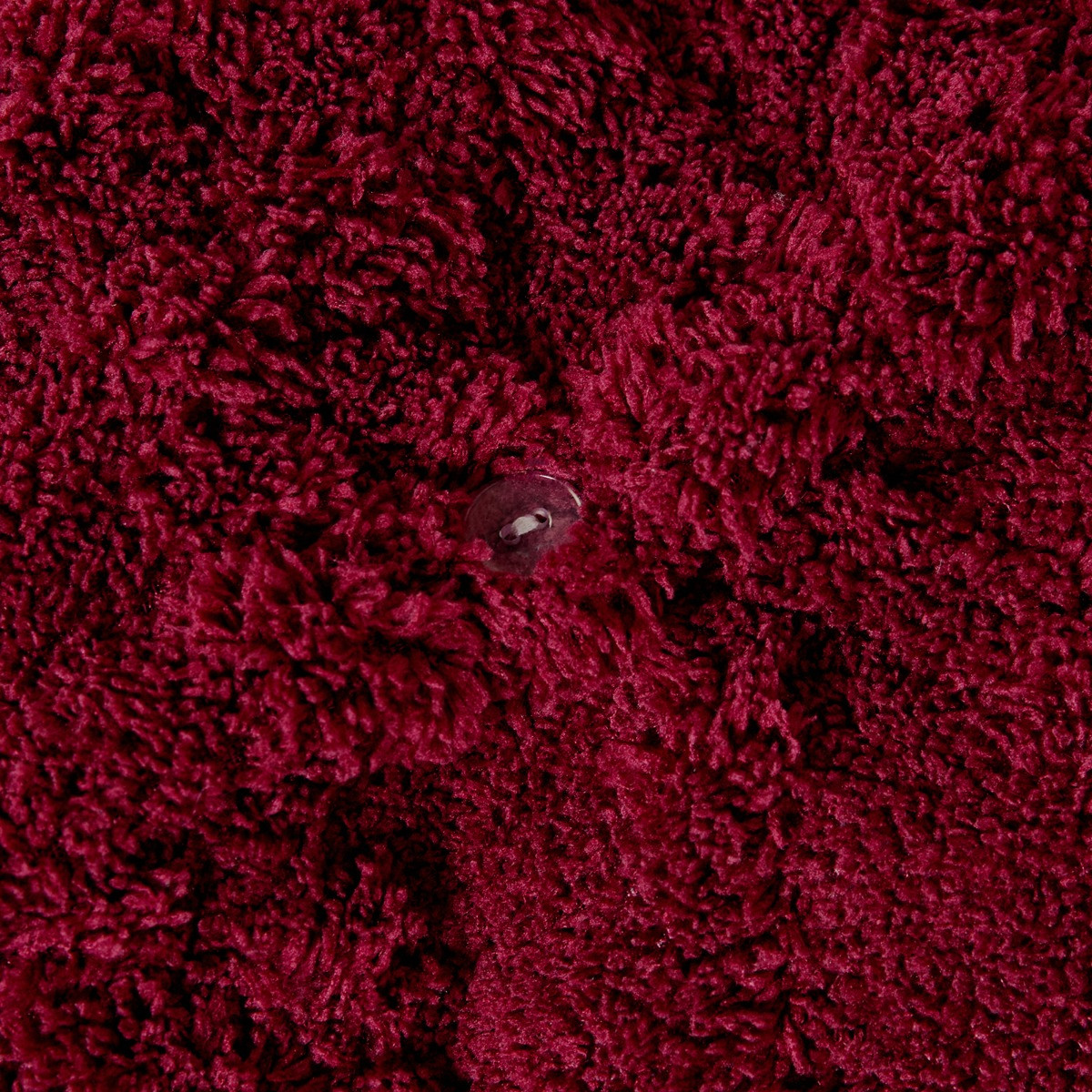 OHS Cable Knit Sherpa Fleece Duvet Cover Set - Burgundy>