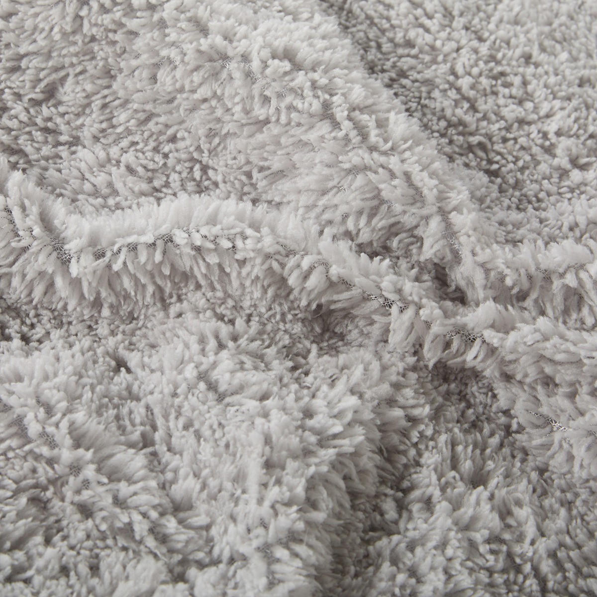 OHS Teddy Fleece Pillowcases - Silver>