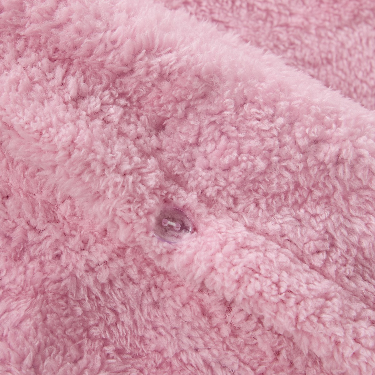 OHS Frill Teddy Duvet Set - Dusky Pink>