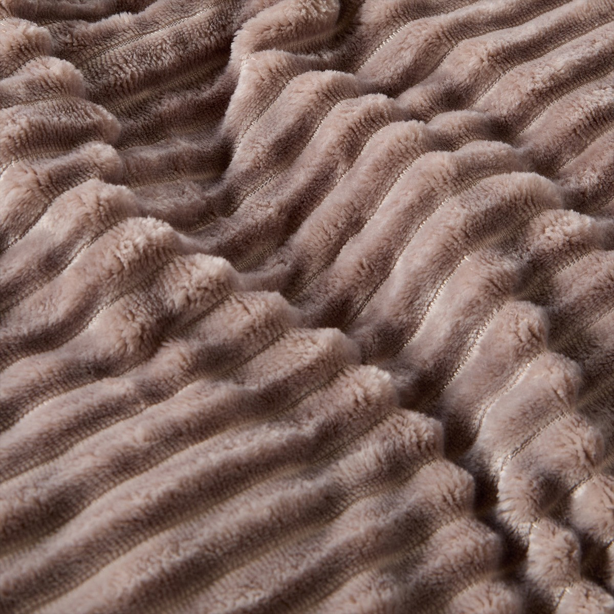 OHS Ribbed Fleece Duvet Cover Set - Natural>