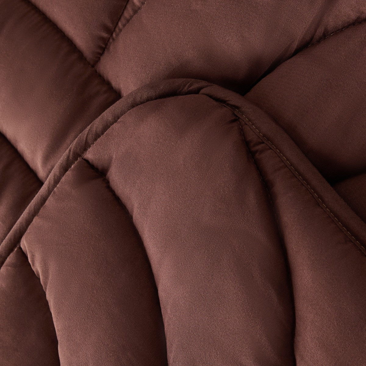 OHS Coverless Arches Quilted 7.5 Tog Duvet Set, Coffee - King>