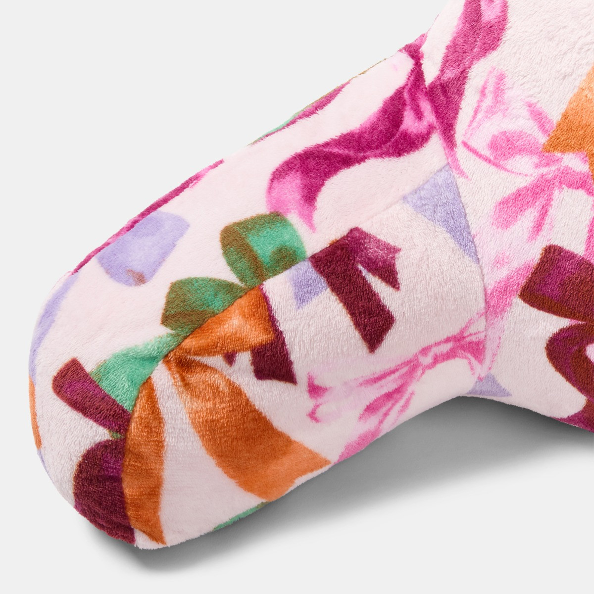 OHS Multi Bow Print Cuddle Cushion - Multi>