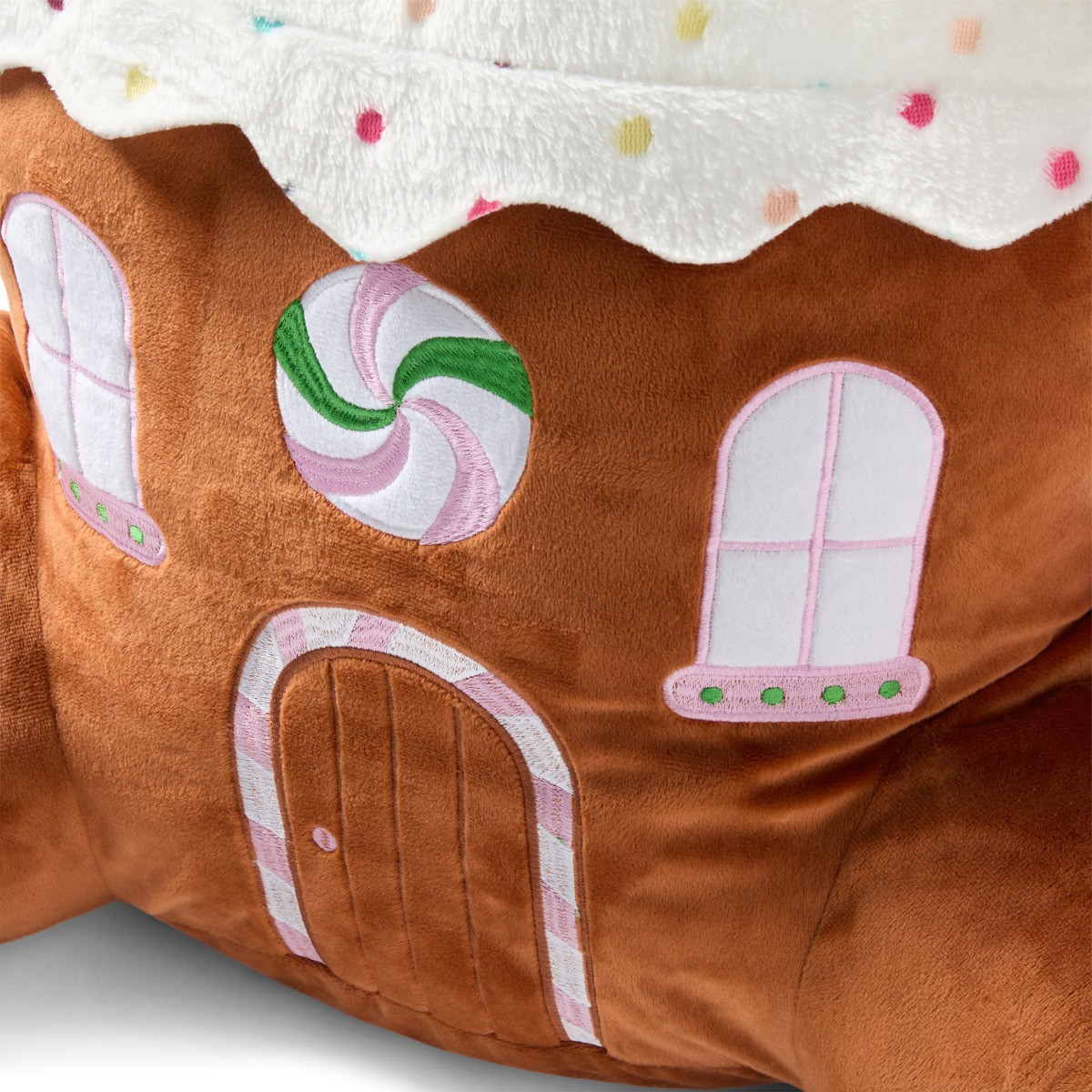 OHS Gingerbread Latte Cuddle Cushion - Brown>