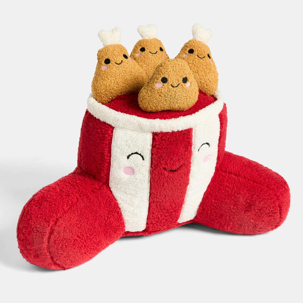 OHS Krispy The Fried Chicken Cuddle Cushion - Red>