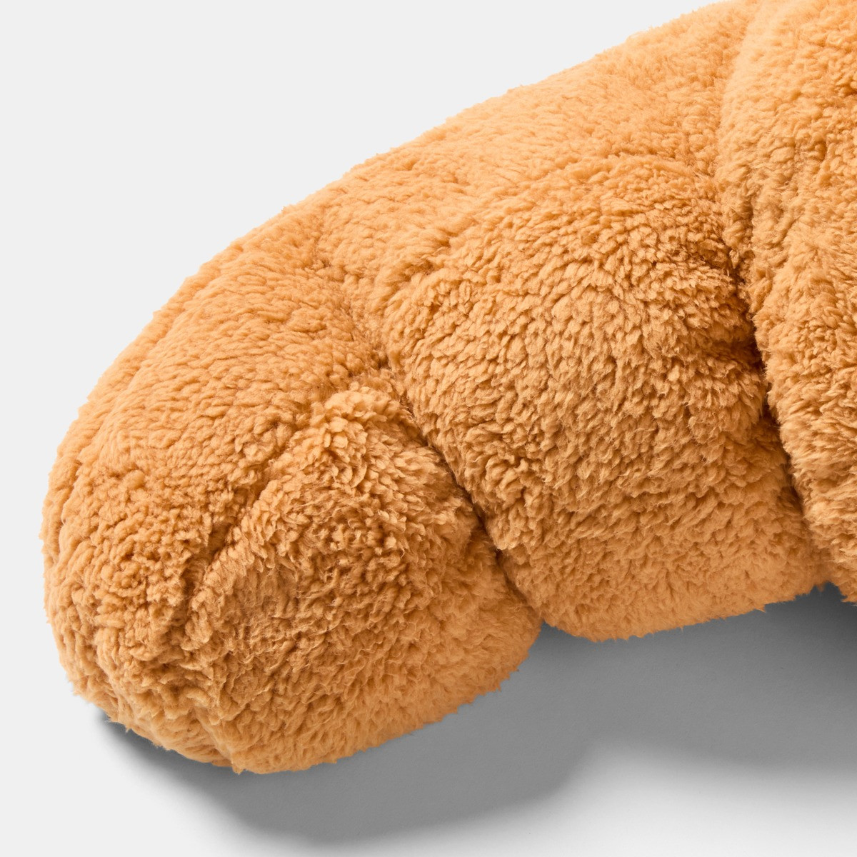 OHS Claude The Santa Croissant Cuddle Cushion - Brown>