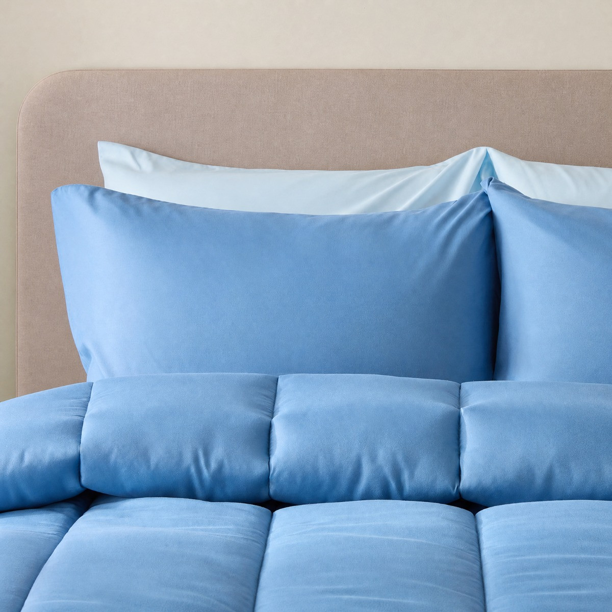 OHS Coverless 10.5 Tog Duvet Set - Blue>