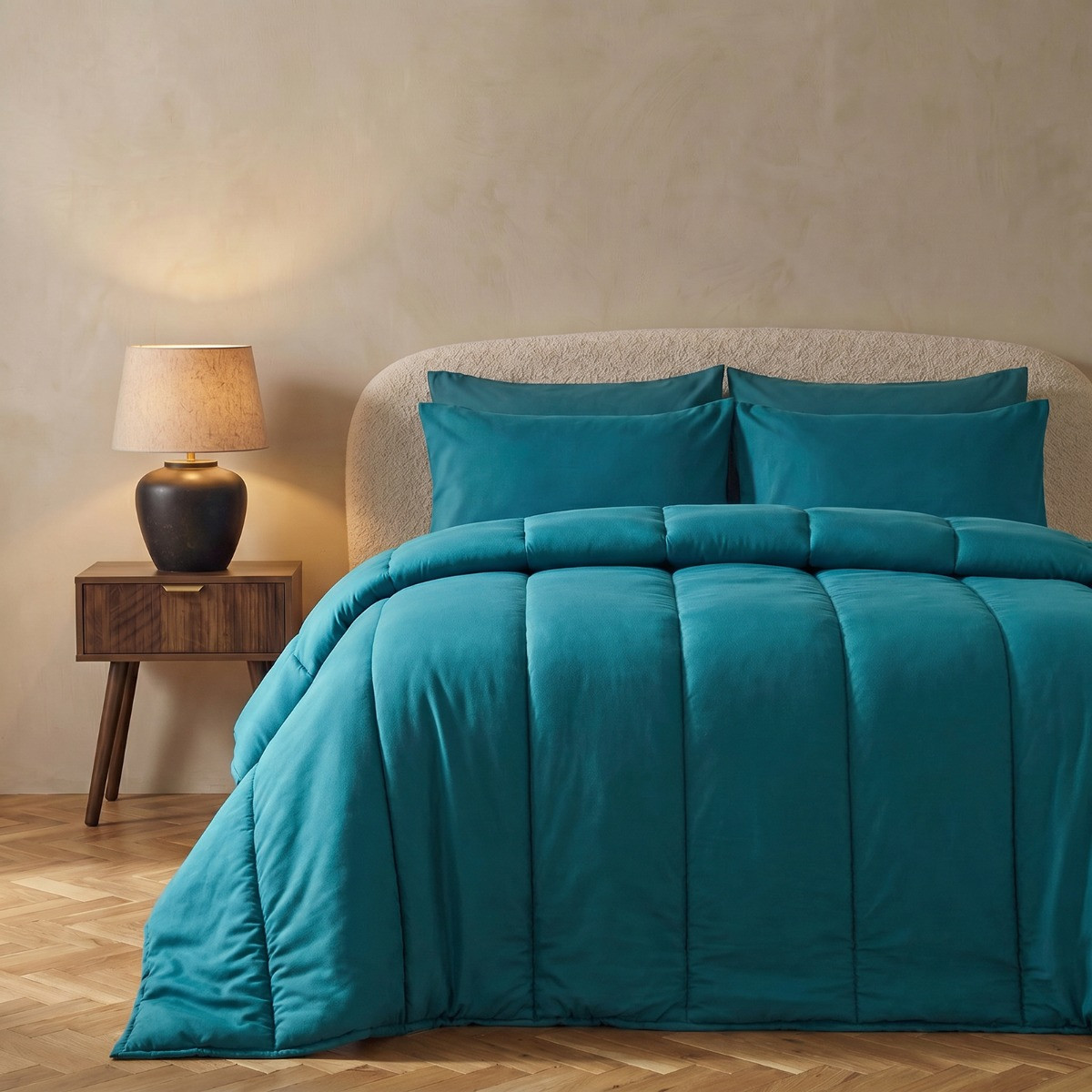 OHS Coverless 10.5 Tog Duvet Set - Teal>