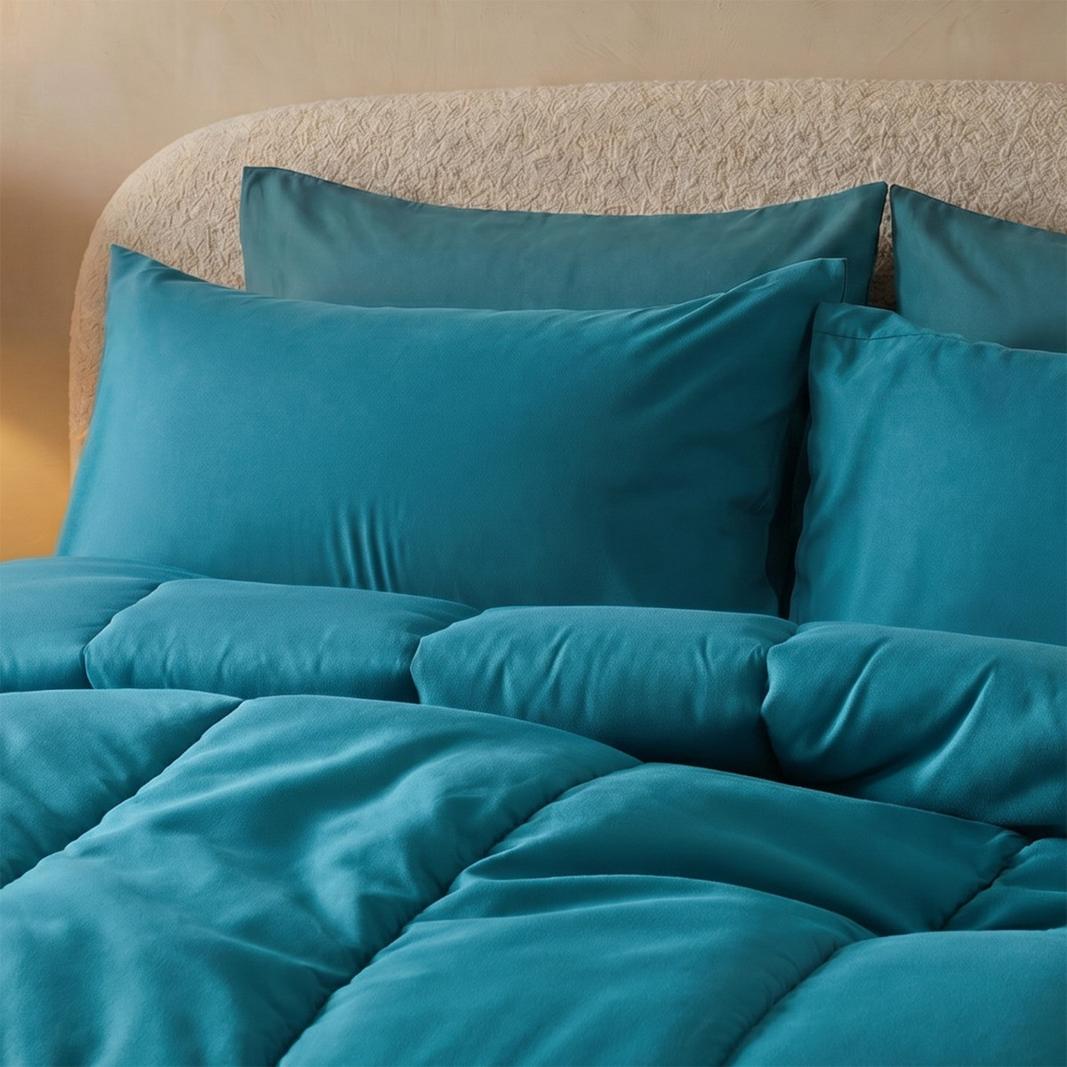 OHS Coverless 10.5 Tog Duvet Set - Teal>