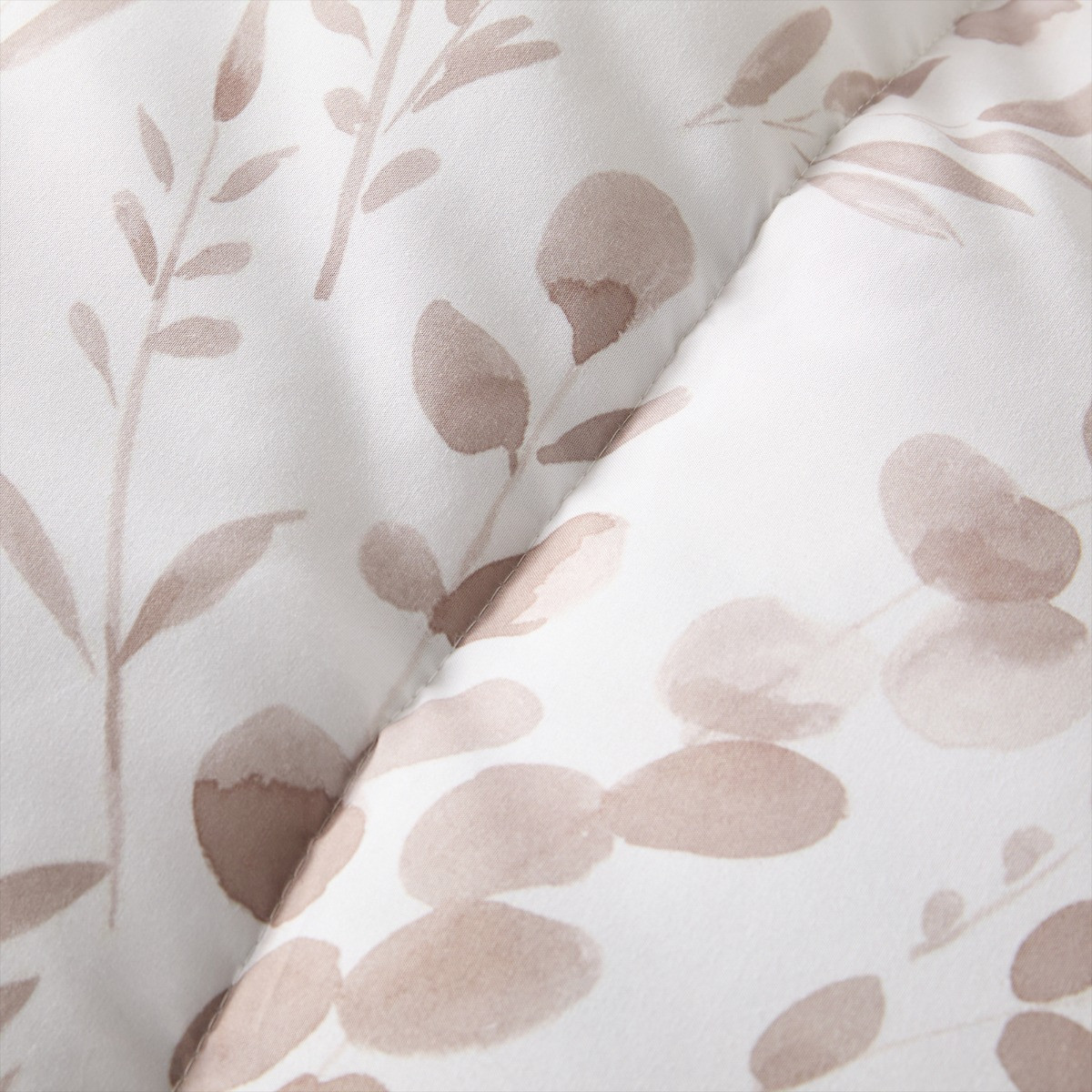 OHS Floral Print Coverless 10.5 Tog Duvet Set - Natural>