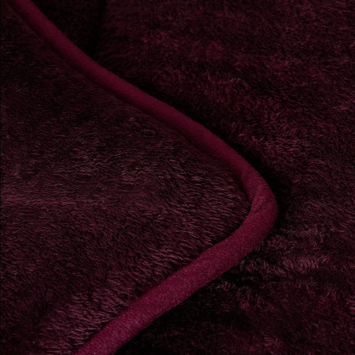 OHS Teddy Coverless 10.5 Duvet Set - Plum>