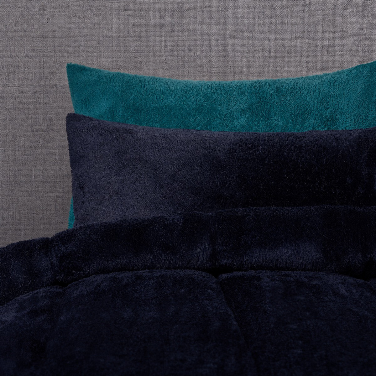 OHS Teddy Coverless 10.5 Duvet Set - Navy>