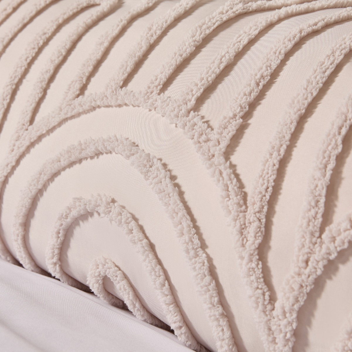 OHS Tufted Arches Bolster Pillow - Stone>