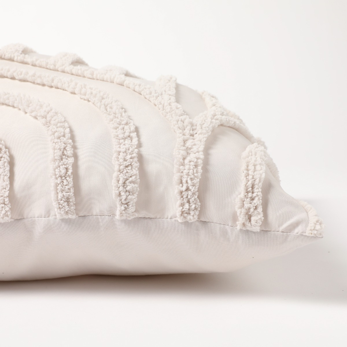 OHS Tufted Arches Bolster Pillow - Stone>