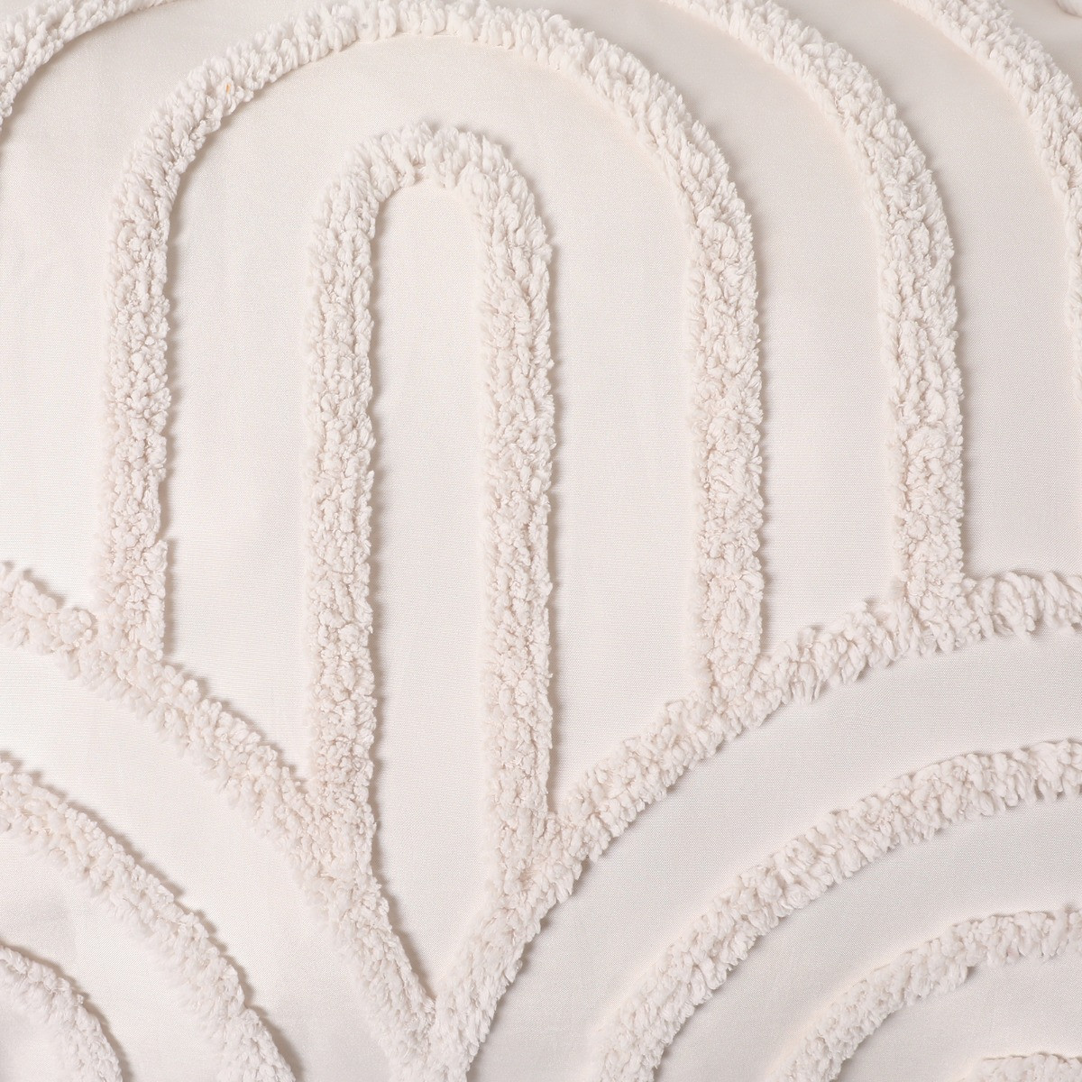OHS Tufted Arches Bolster Pillow - Stone>