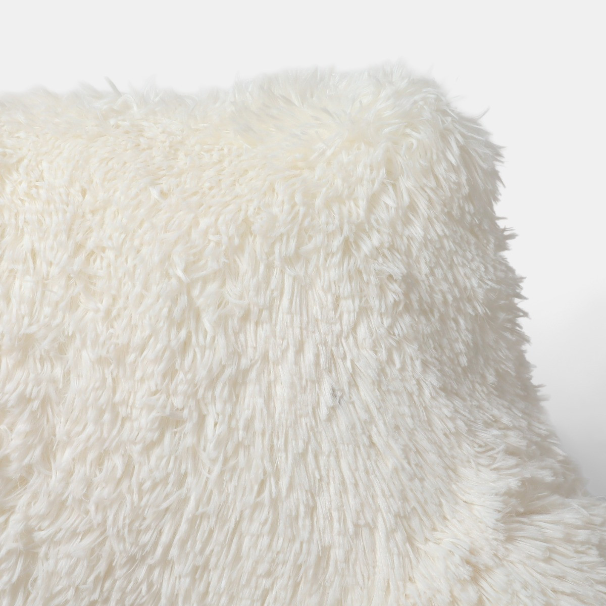 OHS Long Hair Cuddle Cushion - Ivory>