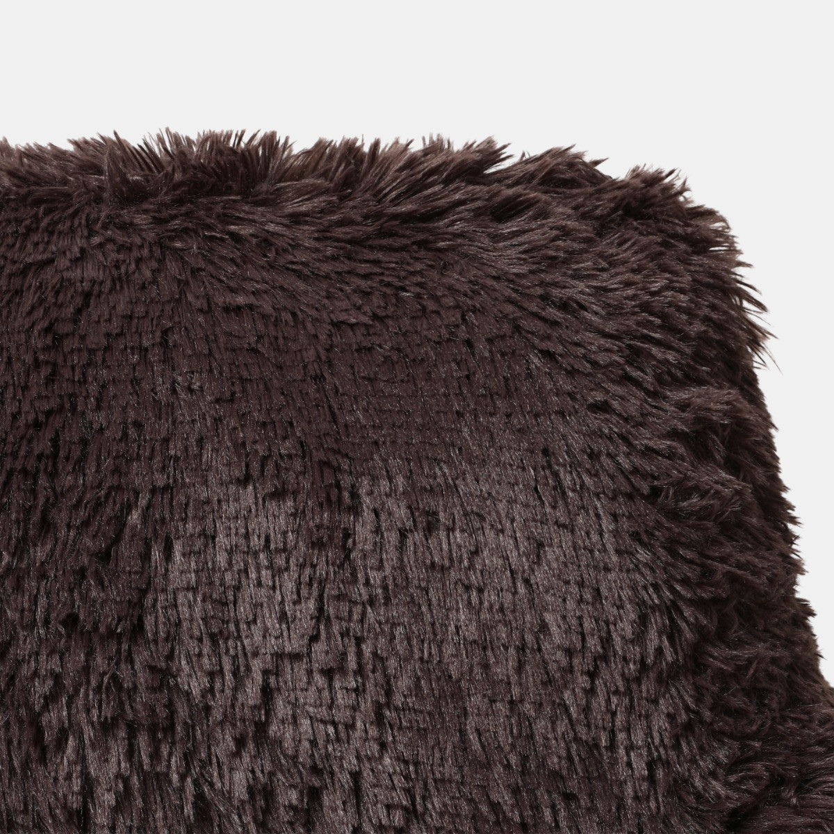 OHS Long Hair Cuddle Cushion - Coffee>