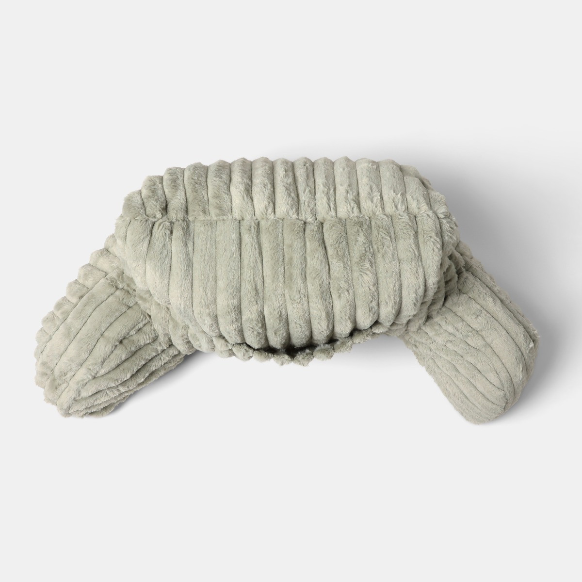 OHS Heatable Ribbed Faux Fur Cuddle Cushion - Sage>