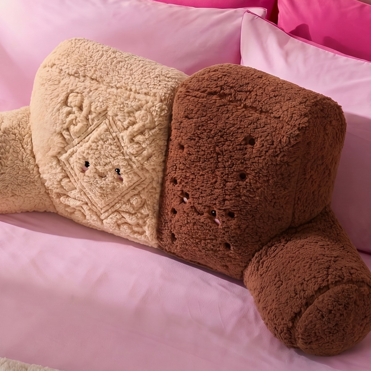 OHS Classic Biscuit Duo Cuddle Cushion - Natural>