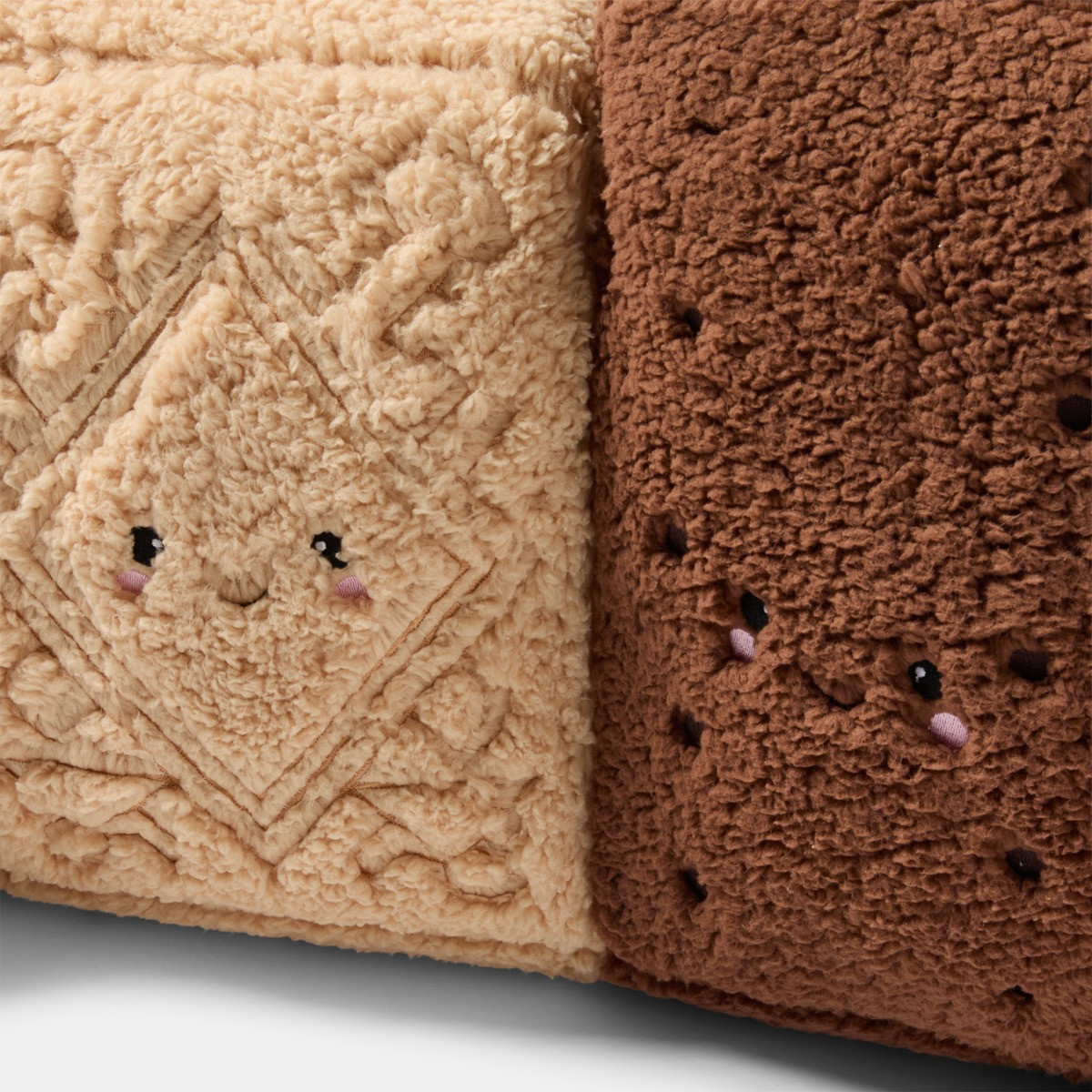 OHS Classic Biscuit Duo Cuddle Cushion - Natural>