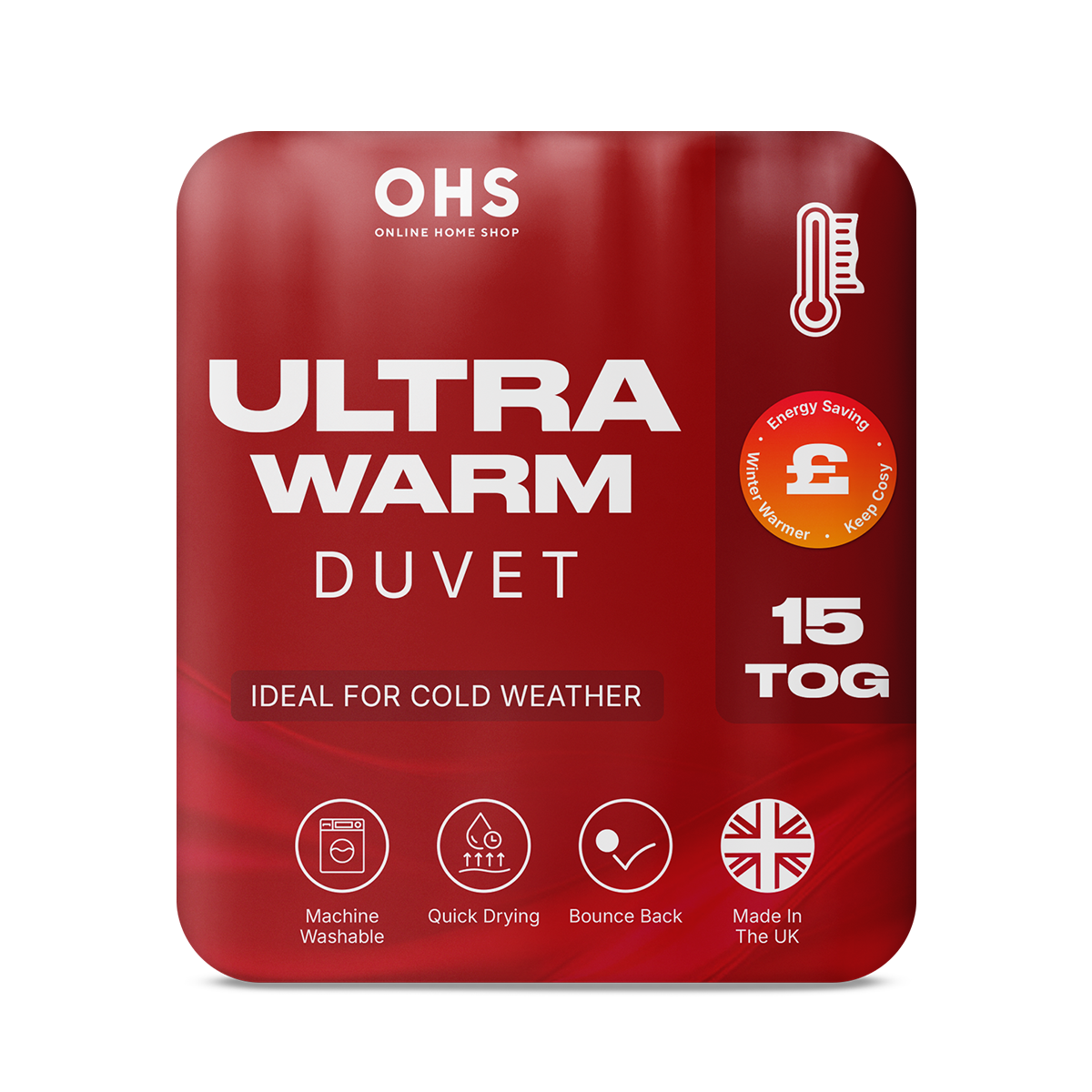 OHS 15 Tog Ultra Warm Duvet>