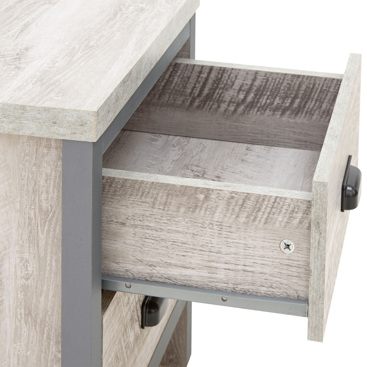 Boston 3 Piece Bedroom Furniture Set - Grey>