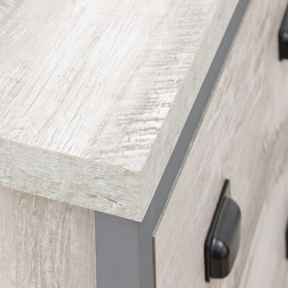 Boston 3 Piece Bedroom Furniture Set - Grey>