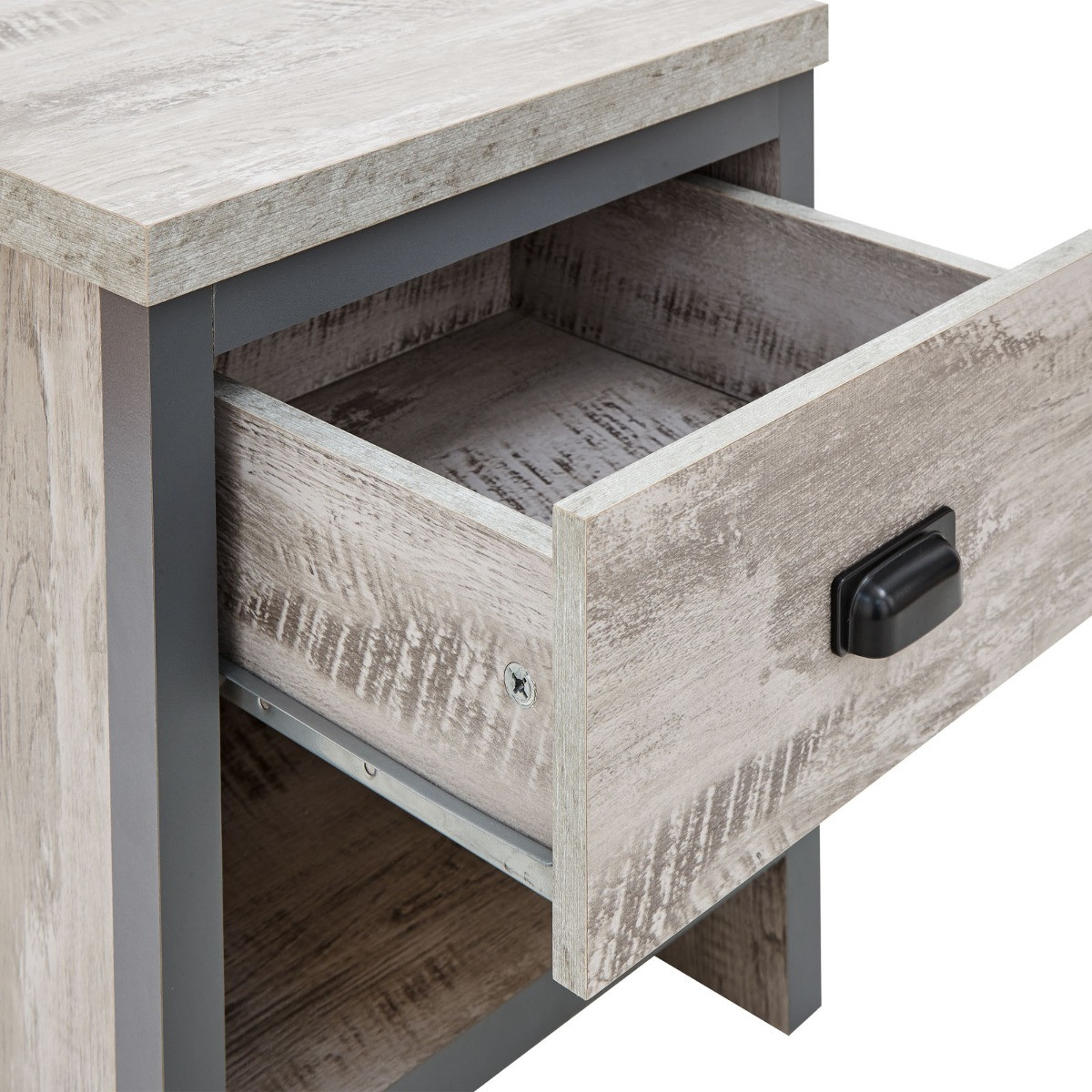 Boston Lamp Table - Grey>