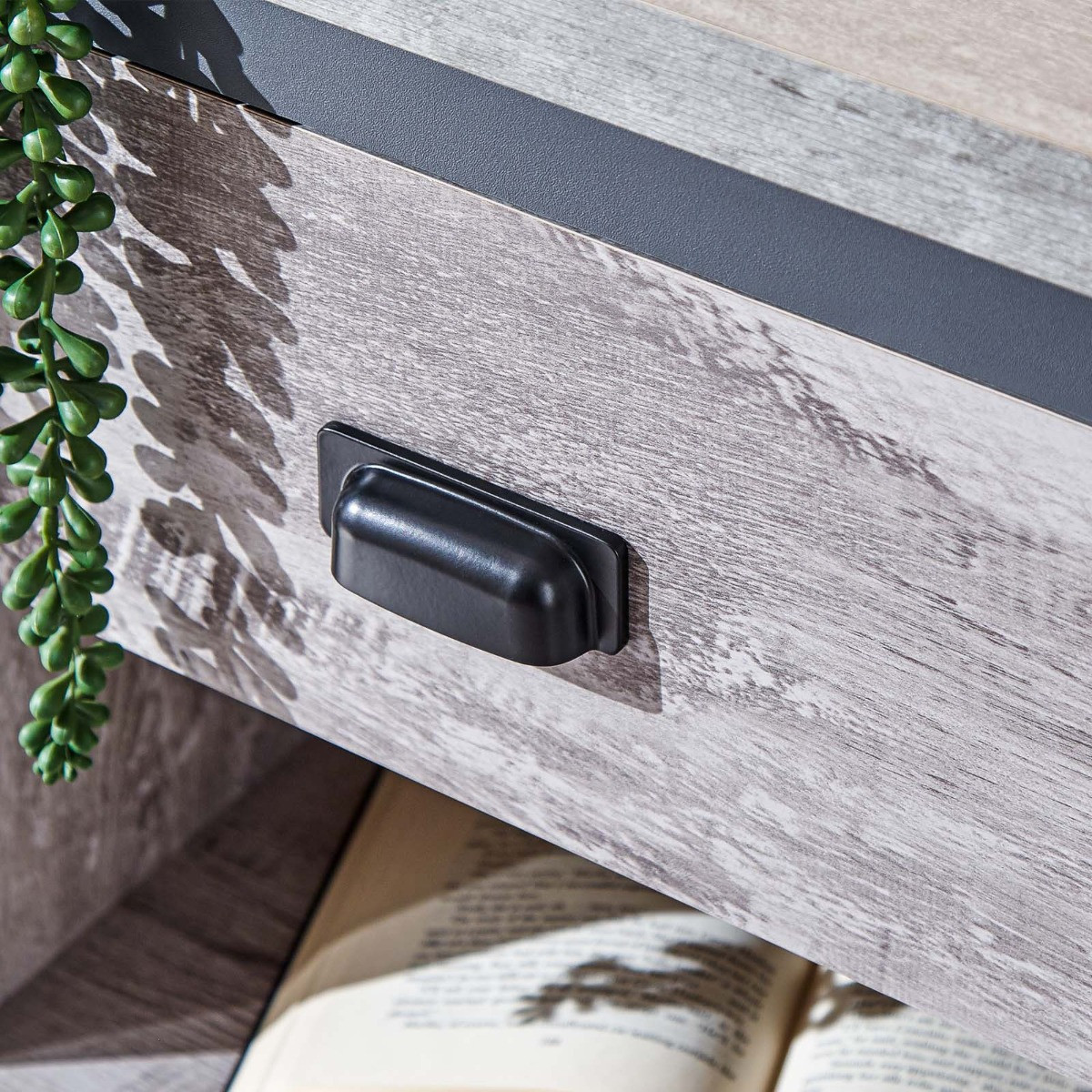 Boston Lamp Table - Grey>