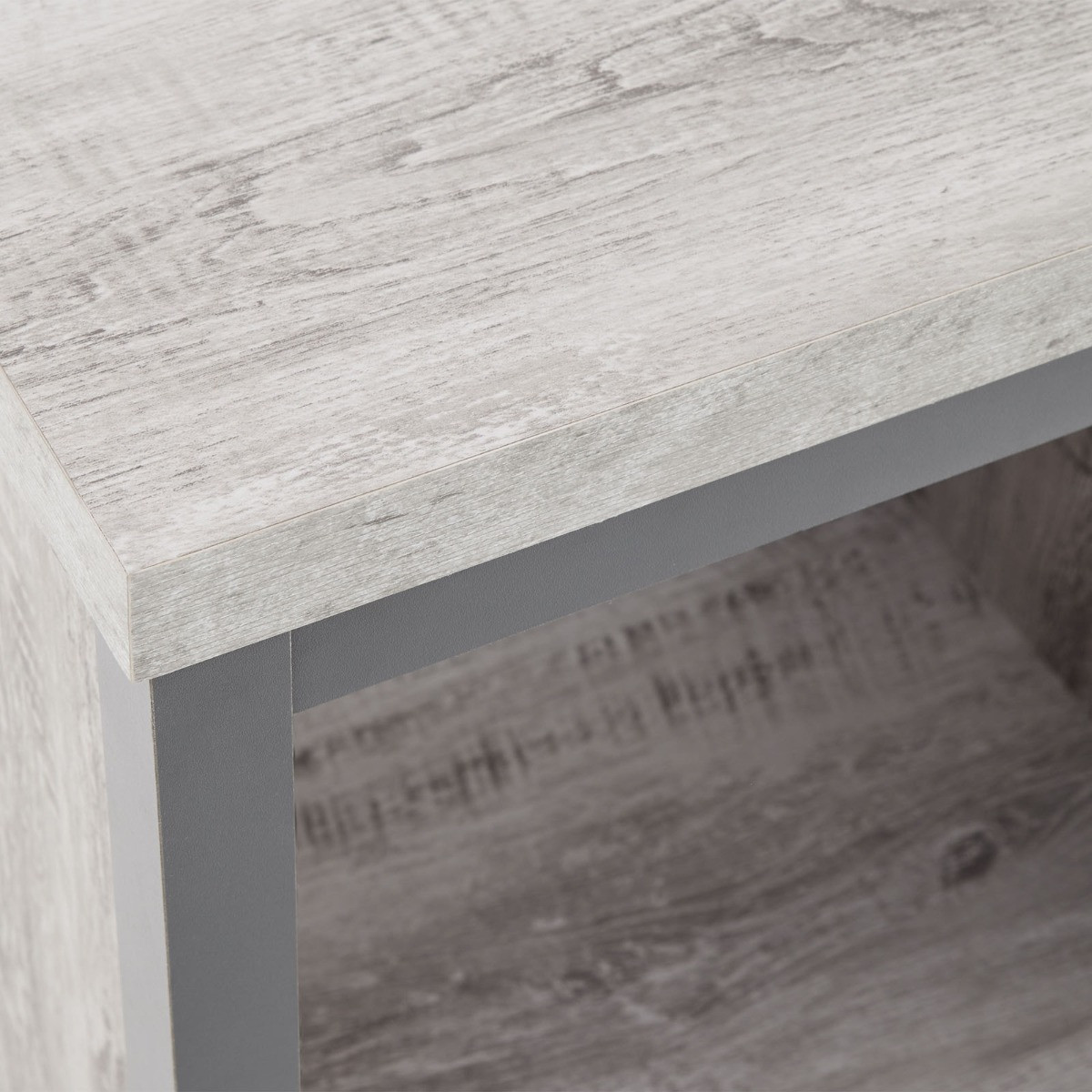 Boston Simple Lamp Table - Grey>