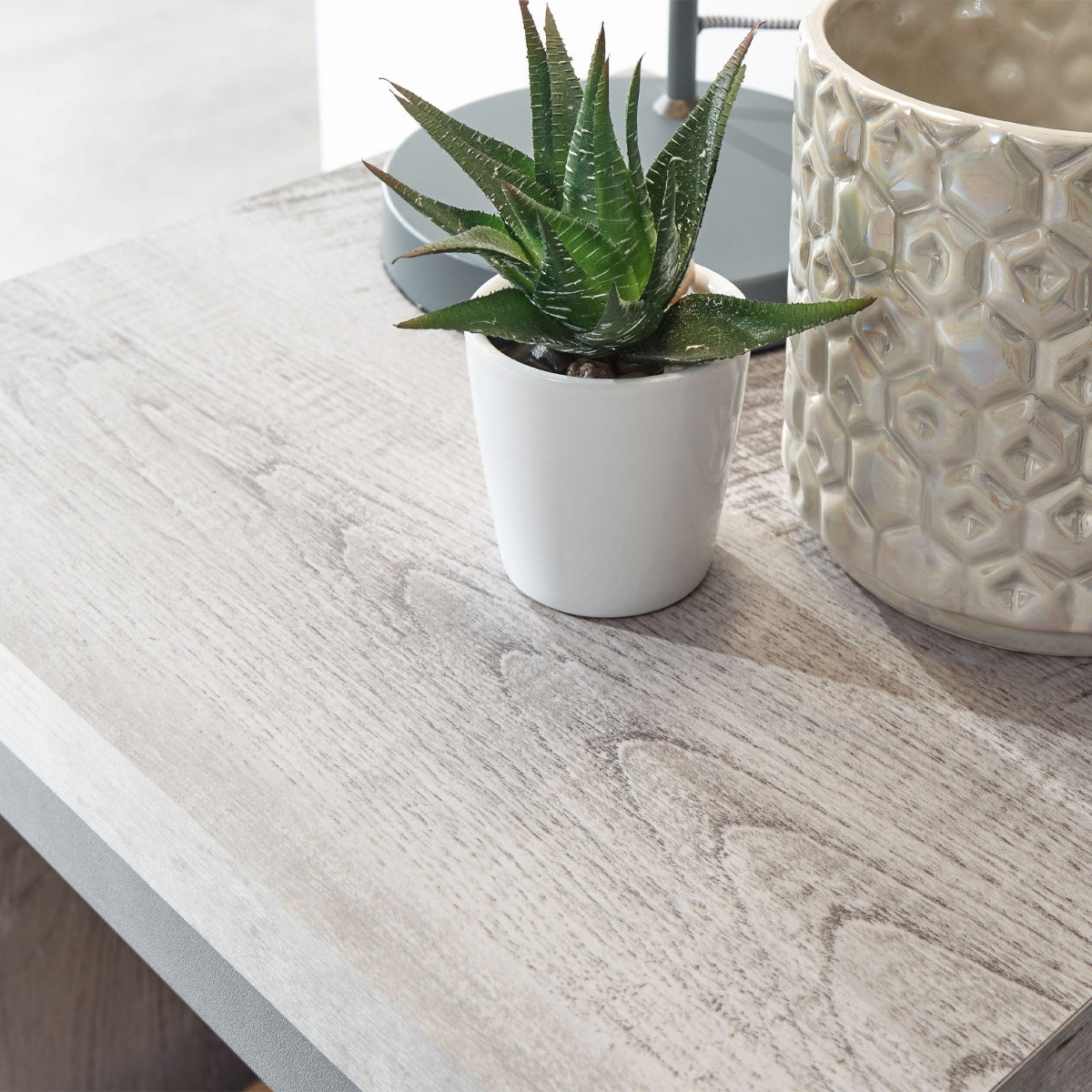 Boston Simple Lamp Table - Grey>