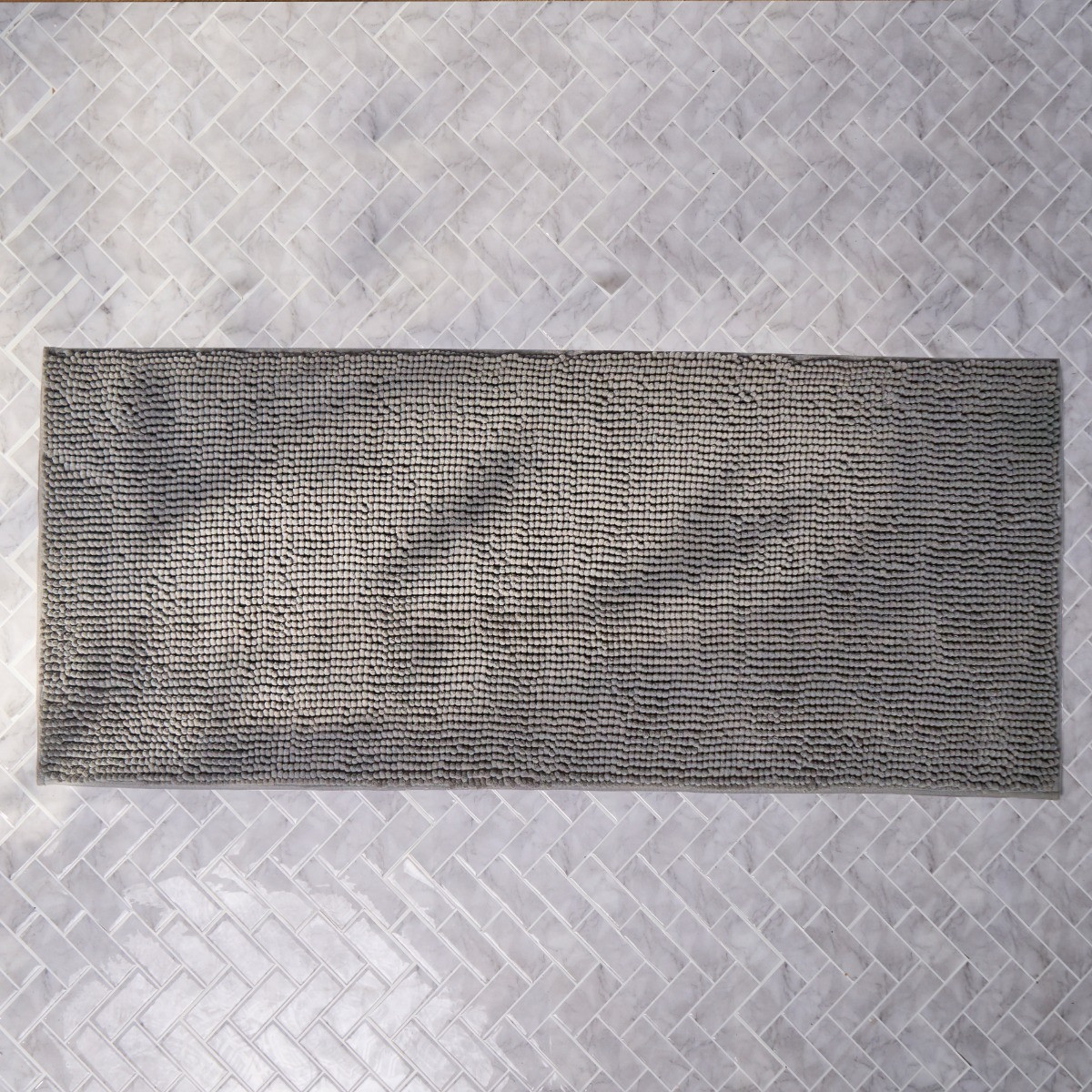 OHS Runner Noodle Bath Mat - Grey>