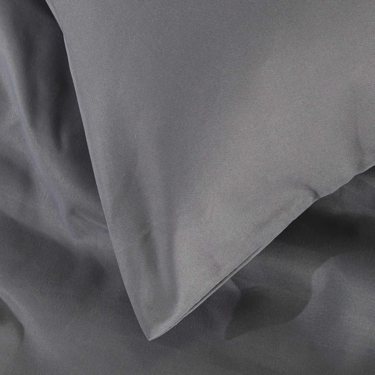 OHS Plain Duvet Cover Set, Grey - King>