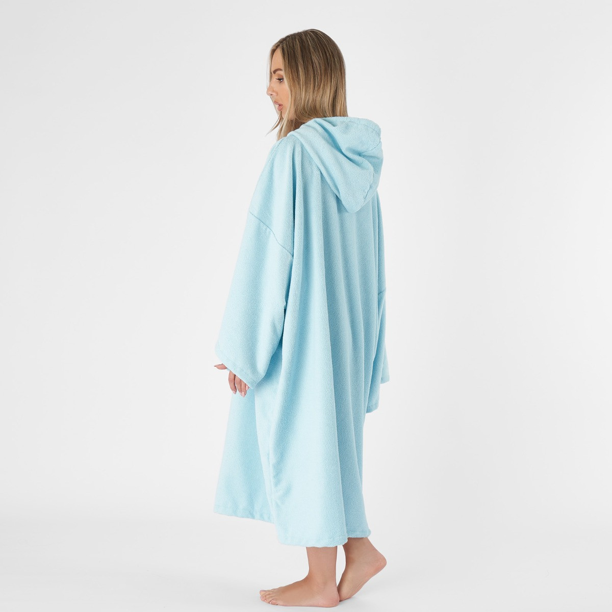 OHS Adult Towel Poncho - Sky Blue>