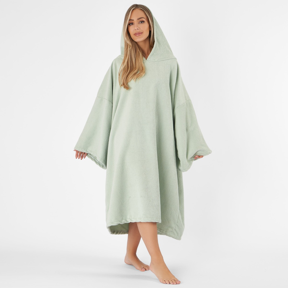 OHS Adult Towel Poncho - Sage Green>