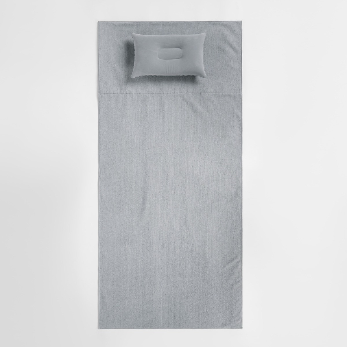 Brentfords Beach Towel With Removable Pillow Grey