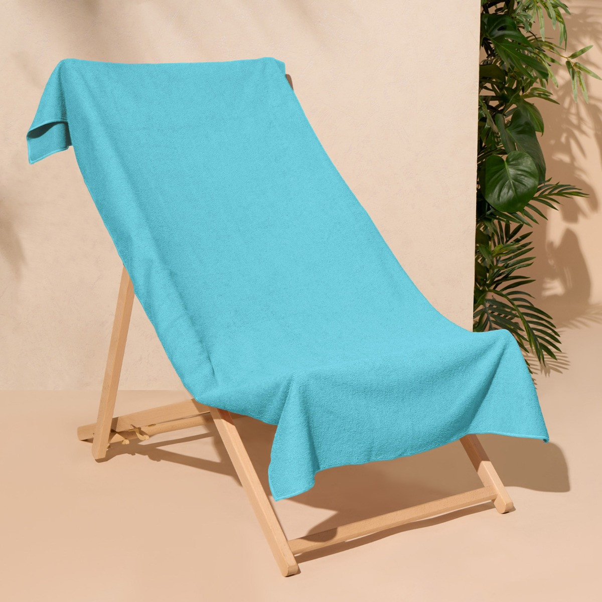 Brentfords Beach Towel - Sea Blue>