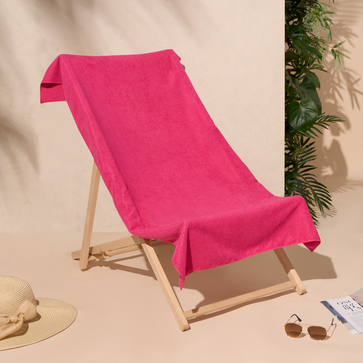 OHS Beach Towel - Pink>