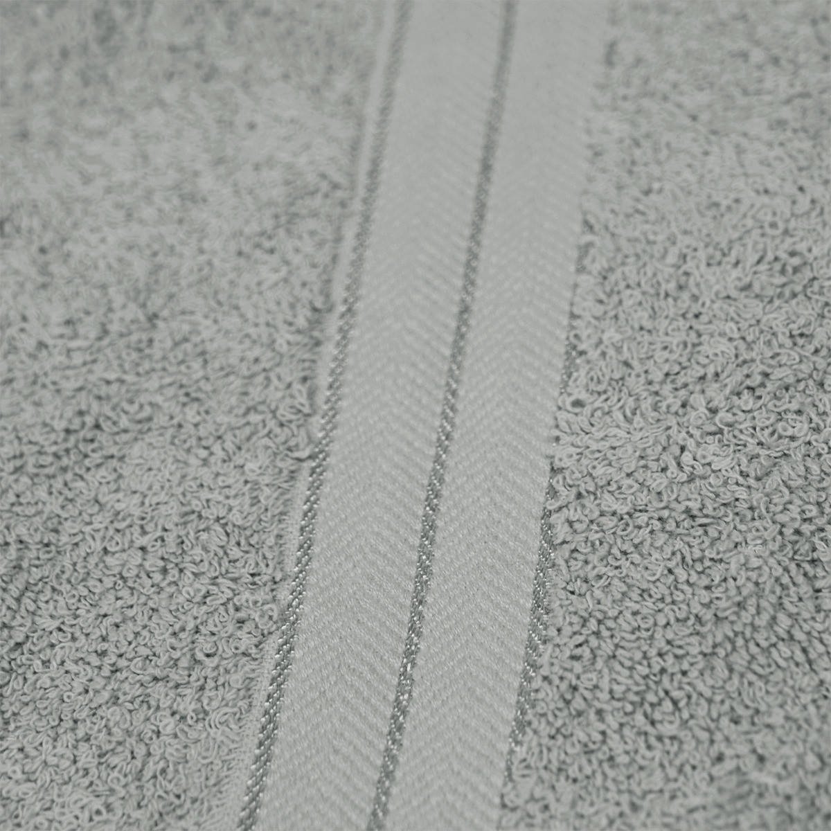 OHS 100% Cotton Bath Sheet, Silver Grey - 1PC>