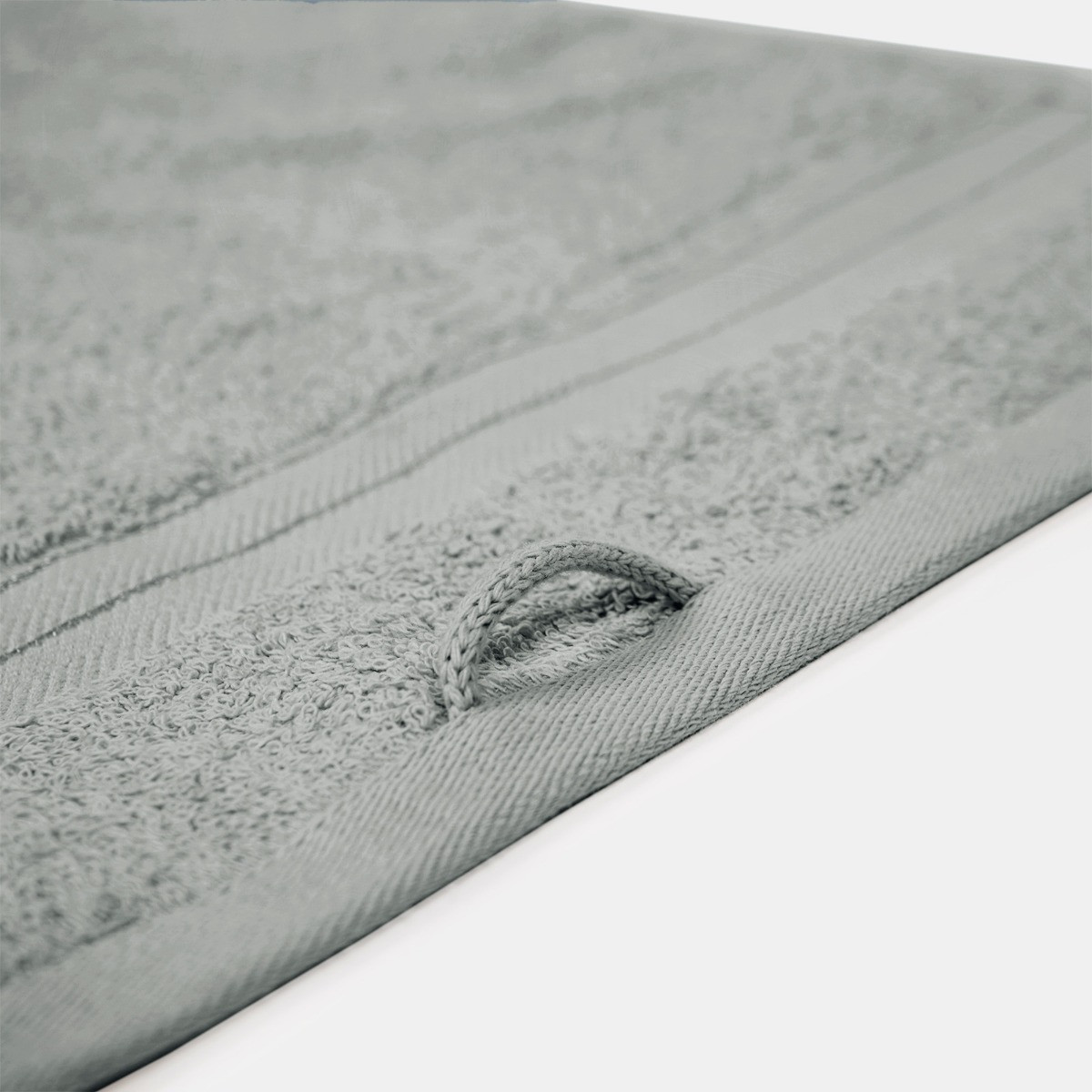 OHS 100% Cotton Bath Sheet, Silver Grey - 1PC>