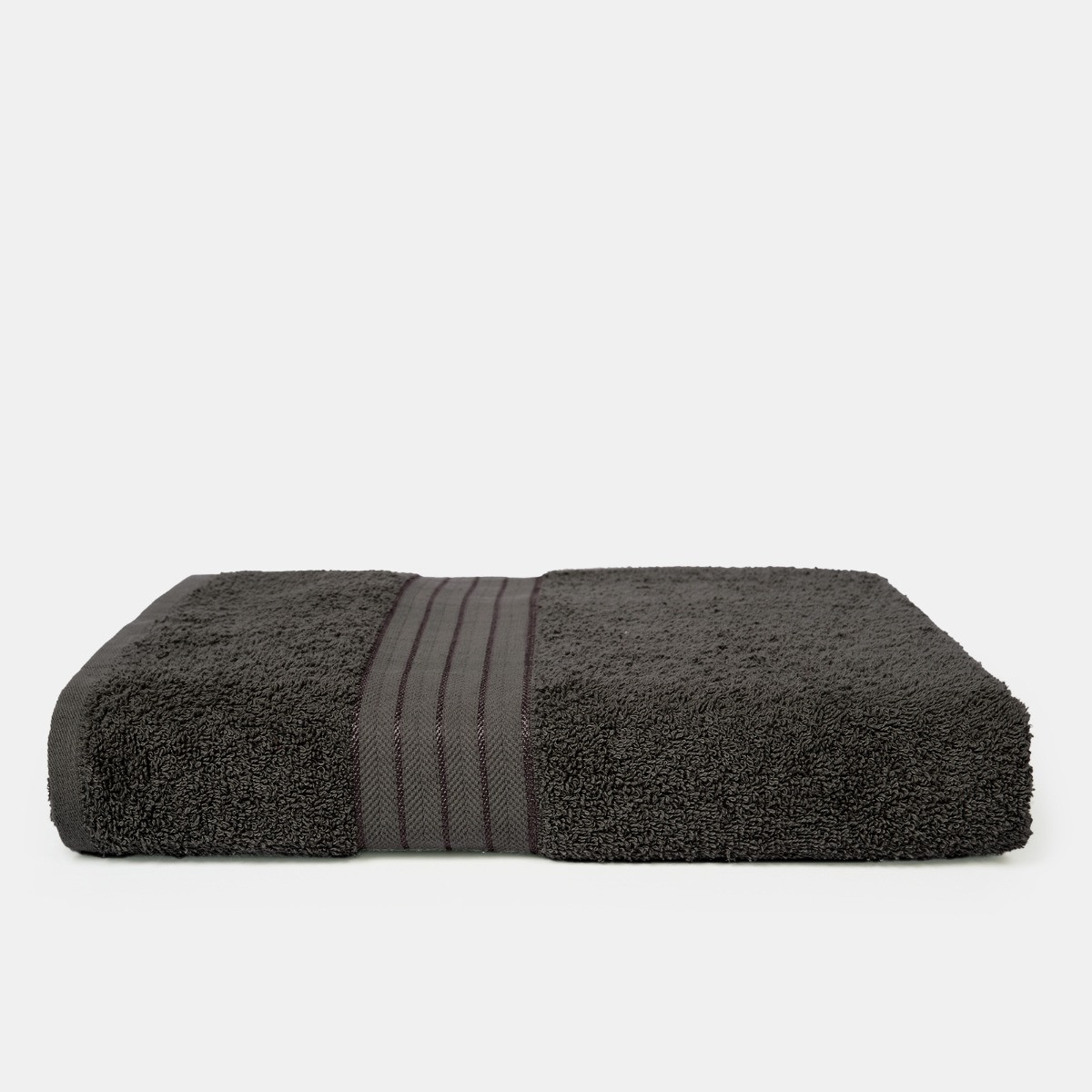 OHS 100% Cotton Bath Sheet, Charcoal Grey - 1PC>