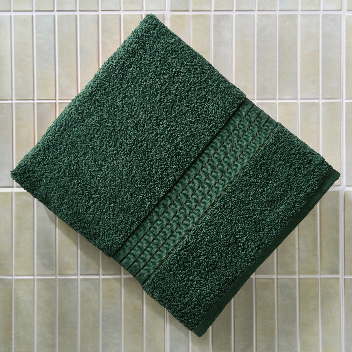 OHS 100% Cotton Bath Sheet, Forest Green - 1PC>