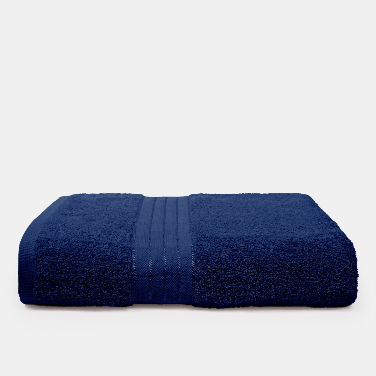OHS 100% Cotton Flannel Face Cloth, Navy - 1PC>