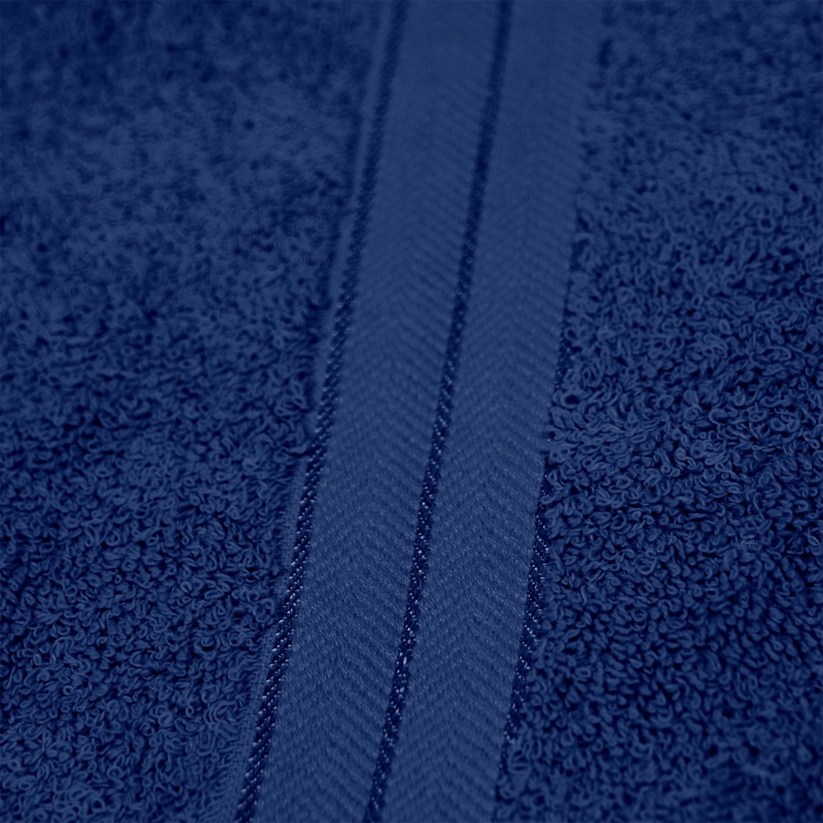 OHS 100% Cotton Flannel Face Cloth, Navy - 1PC>