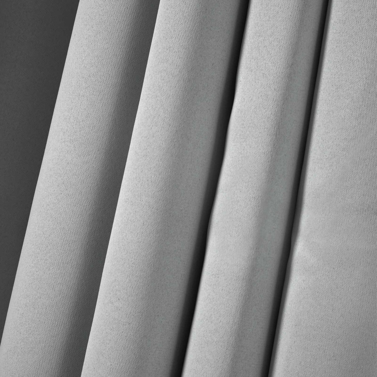 Dreamscene Eyelet Blackout Curtains - Silver, 66" X 54">