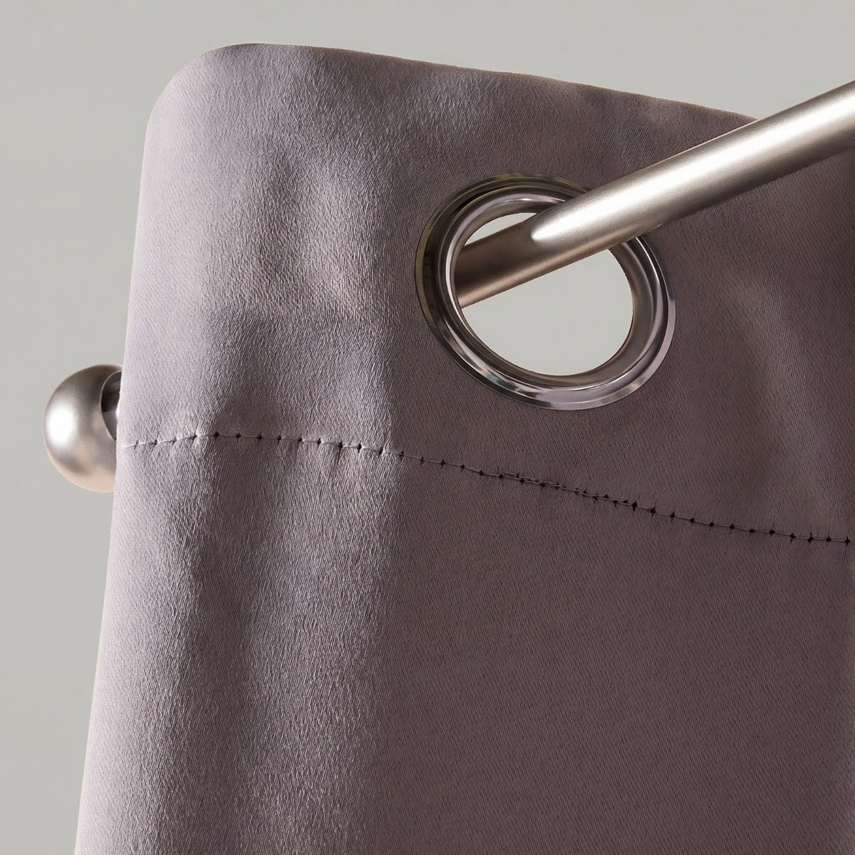 OHS Eyelet Blackout Curtains - Charcoal, 66" X 84">