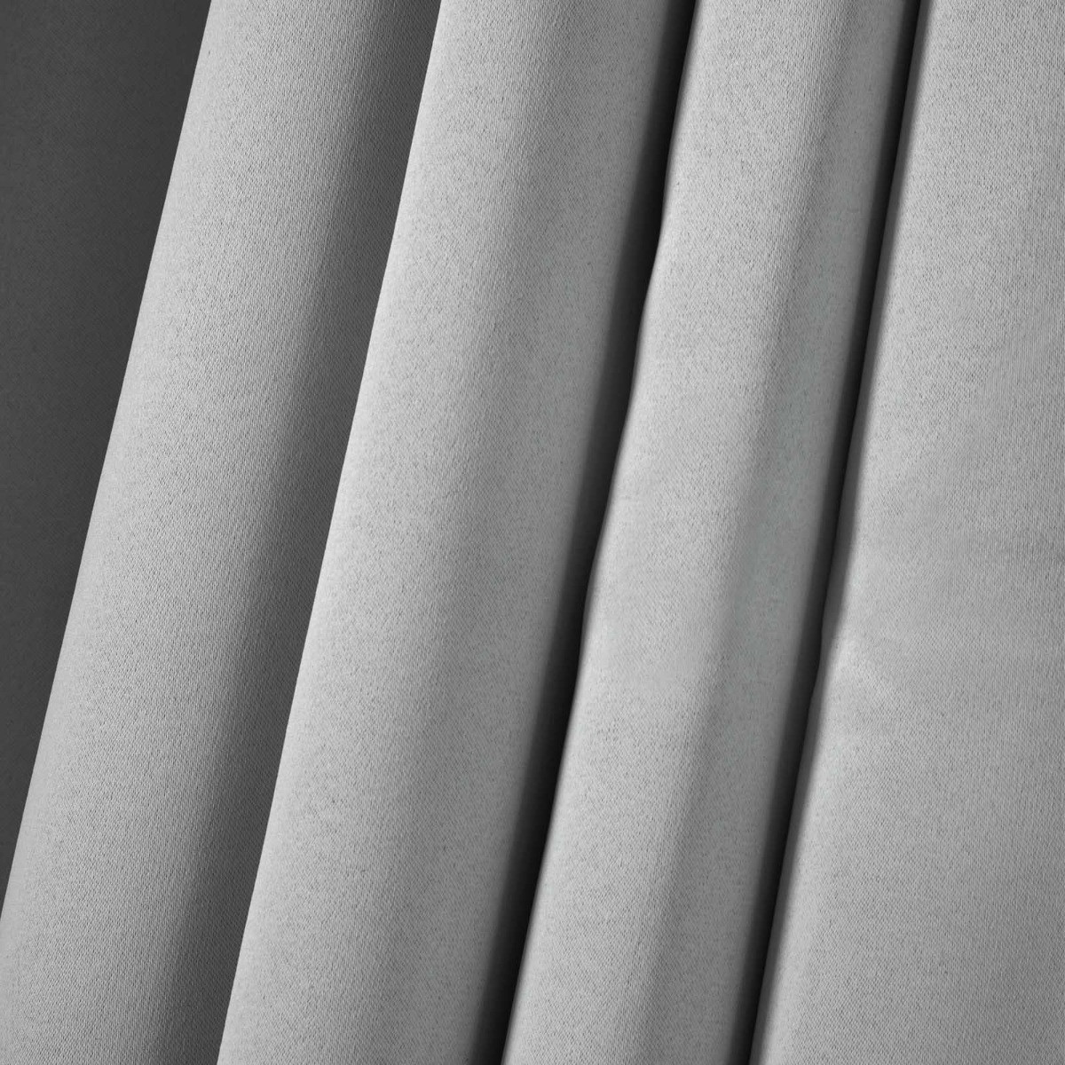 Dreamscene Pencil Pleat Thermal Blackout Curtains - Silver, 90" x 90">