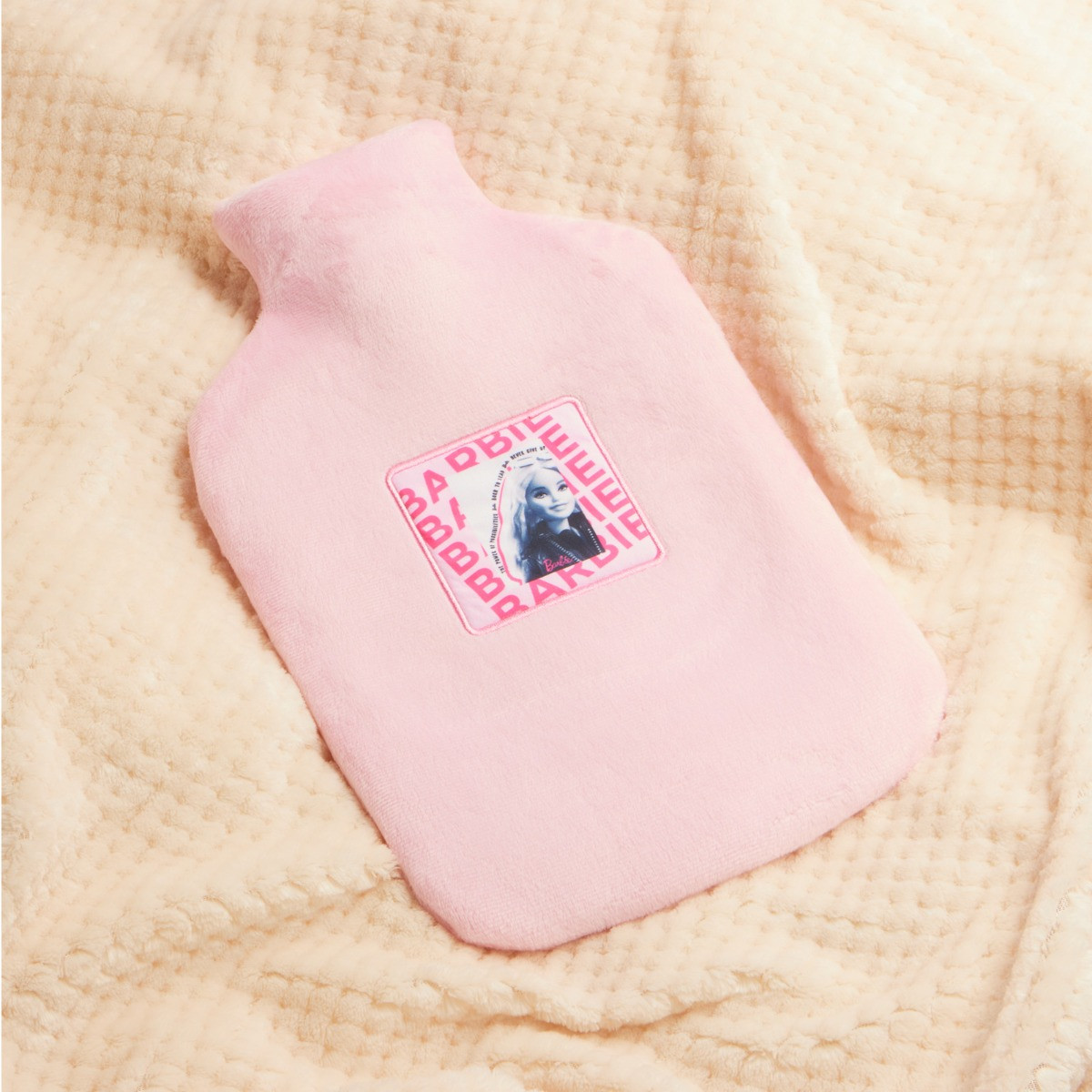 Barbie Hot Water Bottle - Pink >